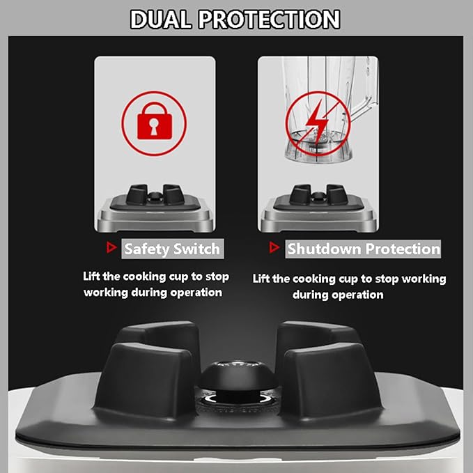 Commercial Standing Mixer | 45000rpm Food Blender And Nut Grinder With Adjustable Speeds | Electric Juice Blender Kitchen Drink Machine | 11l/15l/19l Capacity Powerful Blenders19L