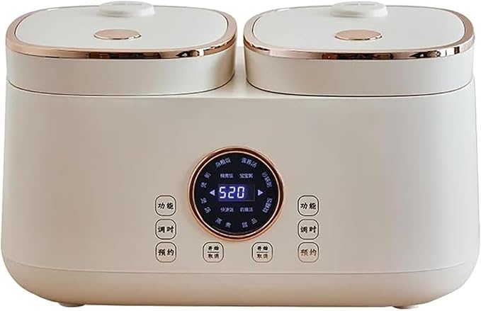 Professional Electric Rice Cooker400W 2L+2L Home Double Inner Tank Multi Function Rice Cooker 24H Appointment Non Stick Integrated Rice Cooker