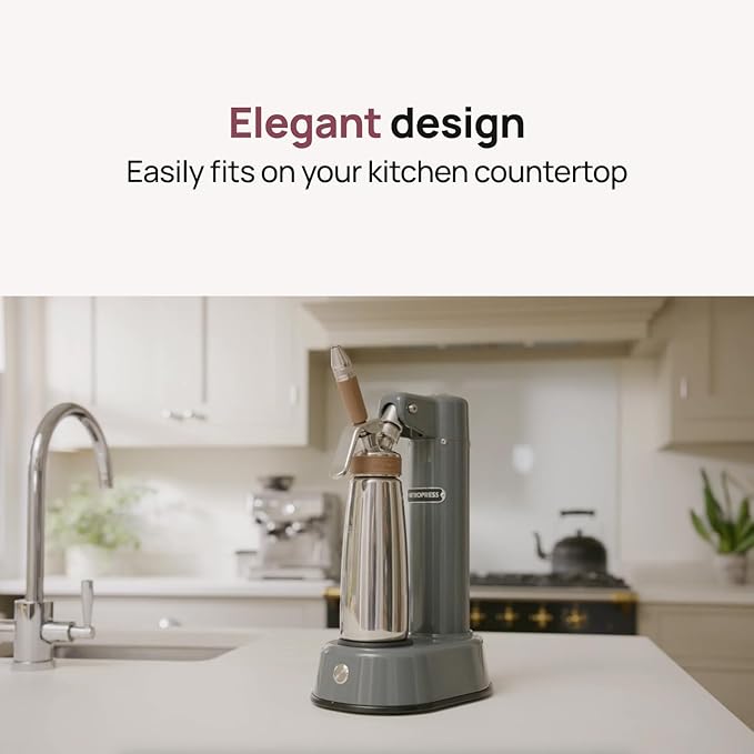 NitroPress DS – Electric Nitro Cold Brew Coffee &amp Cocktail Maker | Air-Powered Nitrogen Infuser for Smooth Nitro Drinks Cocktails Cold Brew &amp Tea at Home | No Gas Cartridges | Stainless Stee
