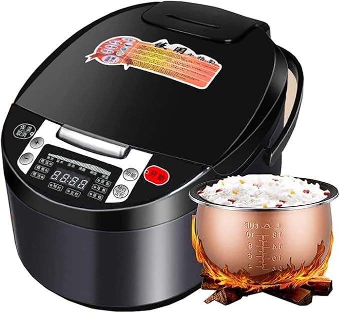 Portable rice cookerRice Cooker Household Multifunctional Non-Stick Rice CookerIntelligent Insulation and 24H Reservation for 1-9 People