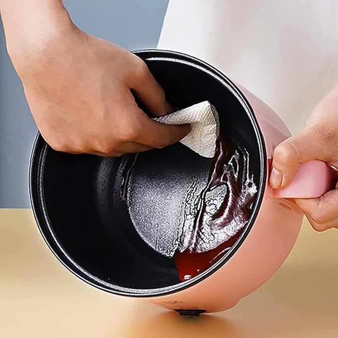 Household Electric Rice Cooker Household All-in-one Rice Cooker/Frying Pan/Wok/Soup Pot Non-Stick Inner Pot For 1-2 People(E)