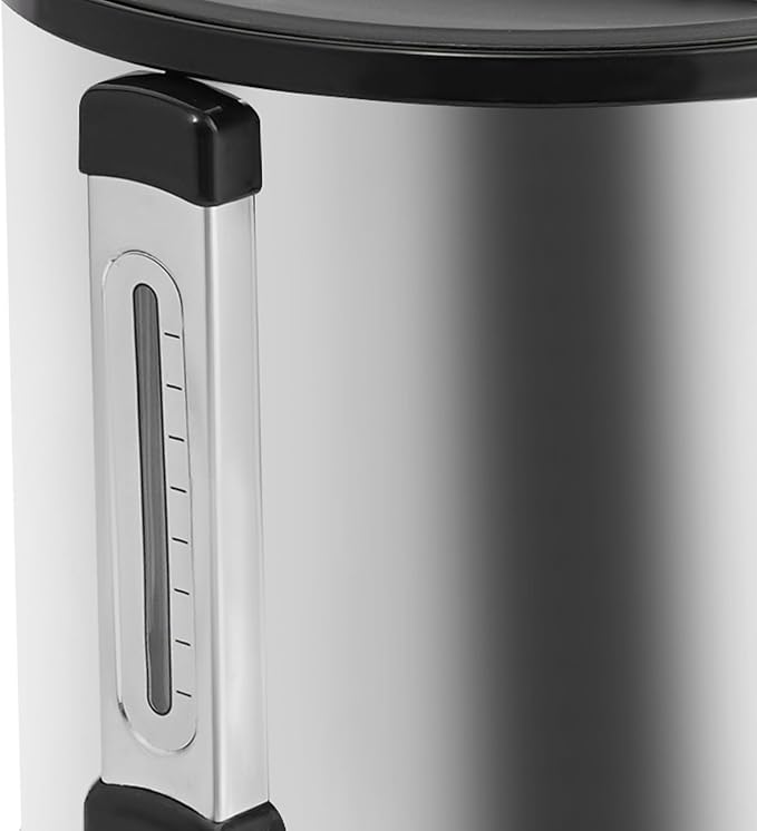Electric Hot Water Dispenser 240 Cups Commercial Coffee Percolator &amp Beverage Dispenser w/Temperature Control Stainless Steel Coffee Urn for Coffee &amp Tea