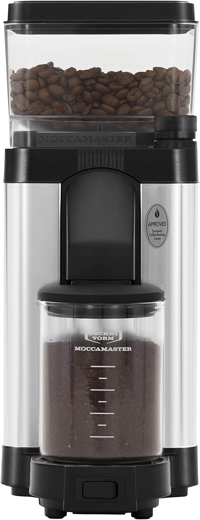 Technivorm Moccamaster 49520 KM5 Burr Coffee Grinder Polished Silver &amp 53941 KBGV Select 10-Cup Coffee Maker Polished Silver 40 ounce 1.25l