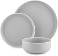 Plates and Bowls Sets12 Pieces Round Porcelain Dinnerware SetsDishes Plates Dishware SetsChip Resistant Ceramic Dish Set Dining Dinner Ware Service for 4