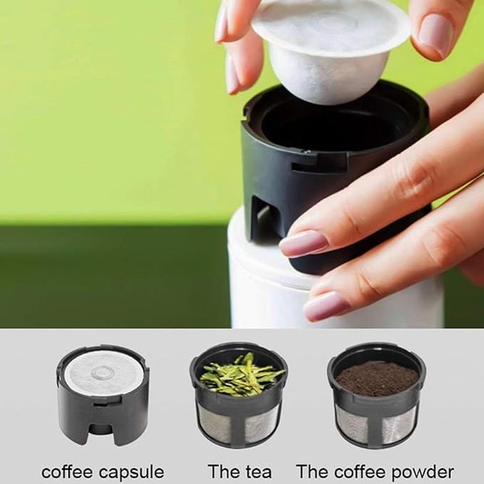 Coffee MachinePortable Fully Automatic Coffee Capsule Ground Universal Coffee Maker for Travel Office Business