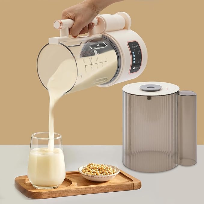50oz Nut Milk Maker Machine Automatic Soy Milk Maker with Auto Clean Boil Water Delay Start Keep Warm Homemade Plant-Based Oat Multi-Function Blender