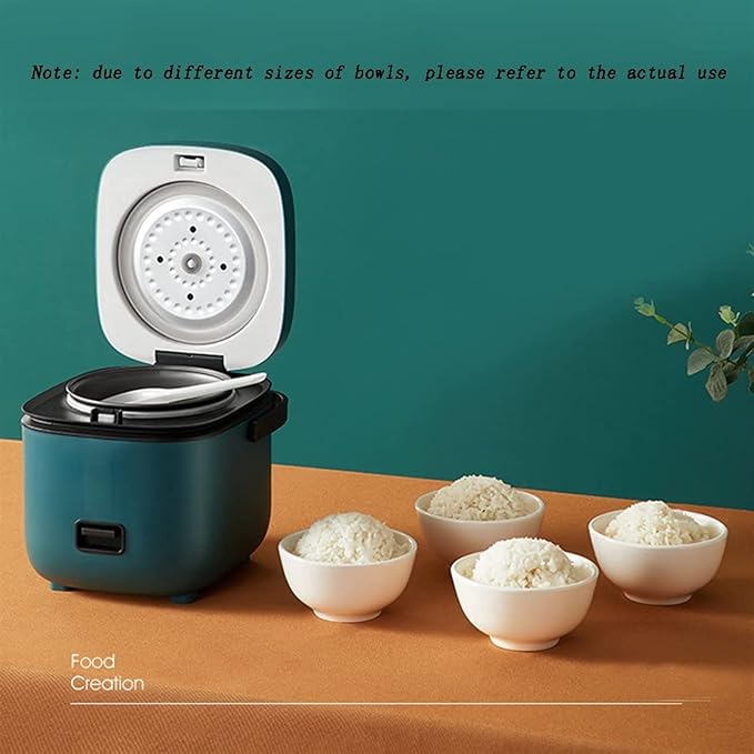 Rice Cooker - Mini Electric Rice Cooker Home Kitchen Appliances 2-layer Heating Food Steamer Multifunction Meal Cooking Pot (Color : Blue)
