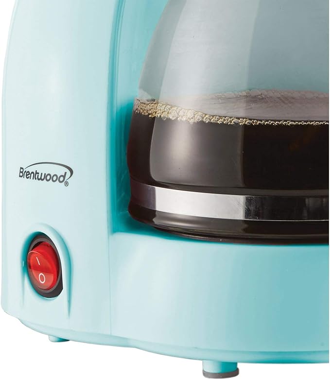 Brentwood TS-213BL 4 Cup Coffee Maker Blue (Pack of 4)