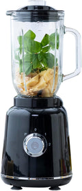 MasterChef Glass Blender for Shakes and Smoothies Milkshake Maker Frozen Drink &amp Margarita Machine For Fruit Juice with Ice Soup Sauces Food Puree etc Stainless Steel Blades 33oz 400w Bl