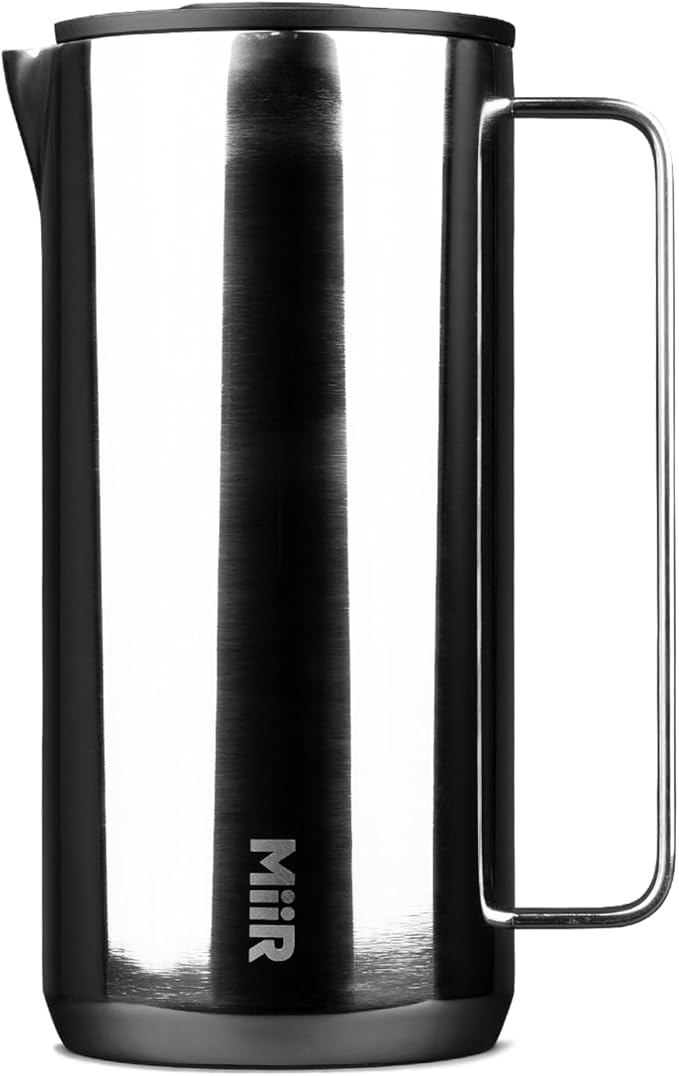 MiiR New Standard French Press - 33oz Stainless Steel Insulated French Press Coffee Maker