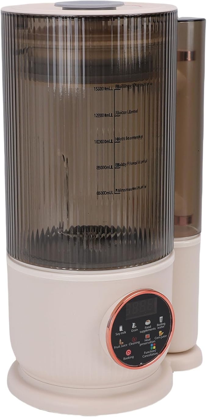 Haofy Blender 1500ML Capacity with Heat Preservation 8 Preset Programs for Milk Smoothie Hot Soup Nut Milk Maker for Family Kitchen Daily Use Small Apartments