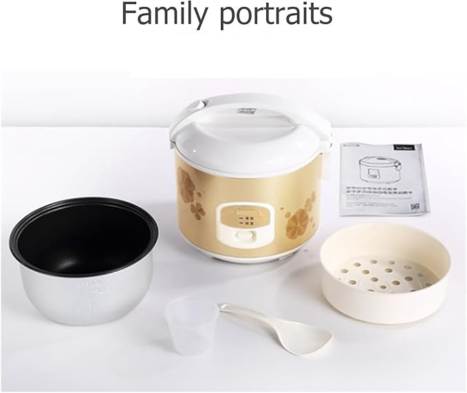 One Touch Rice CookerHome Multi-function Nonstick Pot Rice Cooker3L Up To 2-6 People12-Hour Keep WarmEasy To Use and Clean