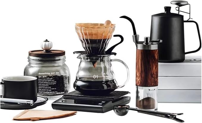 Complete set of portable coffee maker for home use American style hand brewed coffee pot set