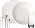 Villeroy &amp Boch NewMoon Complete Dinnerware Set for 2 White