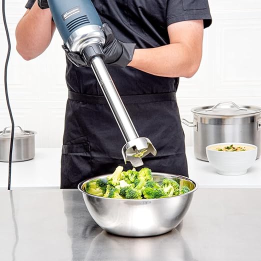 Restaurantware ATTACHMENT ONLY: Hi Tek 14 Inch Immersion Blender Attachment 1 Dishwashable Blending Shaft - Blender Sold Separately Durable Stainless Steel Blender Attachment
