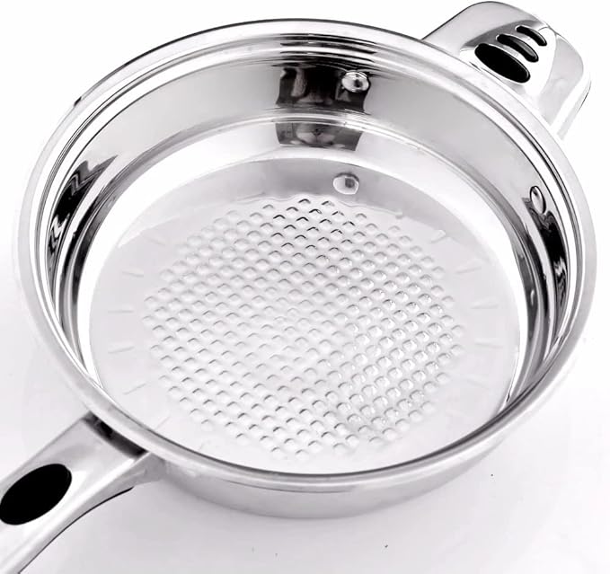Cooking Pot Frying PanCookware Set Stainless Steel 16-Piece Cooking Pot&ampPan Set Include SaucepanCasseroleSalad BowlSteaming Insert