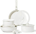 9 Pcs Cookware Sets 9 Pcs Nonstick Kitchen Cooking Set with Detachable Handle Pots Stackable Pans Set Oven Safe Induction Ready Frying Pans Saucepans