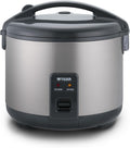 Tiger JNP-S15U-US 8 Cup Capacity White Rice Cooker with Non-Stick Inner Pot Retractable Power Cord and Keep Warm up to 12 hours (Urban Satin)