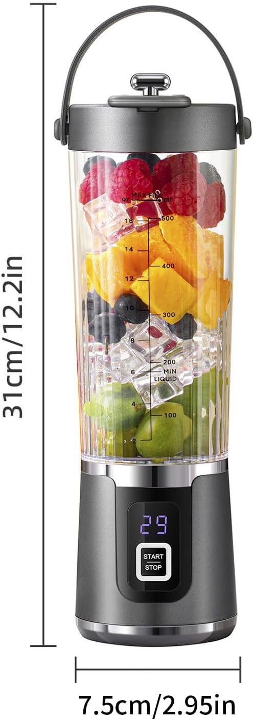 200W Portable Blending Machine Rechargeable Machine Cup Juicer Fruit Mixer 600ml Juicer Maker Multifunctional Smoothie Maker