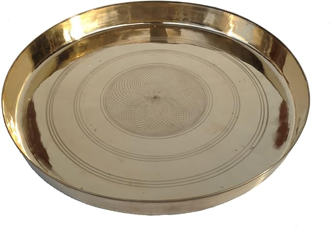 Rastogi Handicrafts Bronze Dinner Set (Kansa Thali)