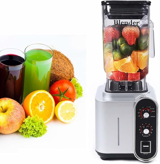 1500W 110V Professional Countertop Blender 50oz Multifunctional Cooking Mixer
