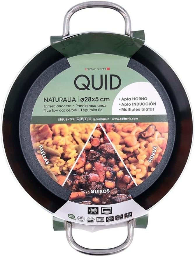 Quid Naturalia Pressed Aluminium Rice Cooker 28 x 5 cm - 1.6 L