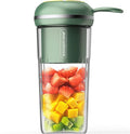Portable Blender Home Mini Juice Cup Electric Juicer Cup USB Rechargeable Travel Carry Personal Blender Gym - Perfect Travel Partner (Color : Pink) (Green)