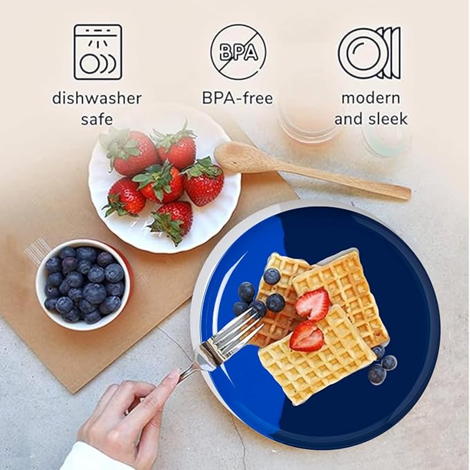 Melamine Serving bowls | Extra Durable Melamine Pasta Salad Bowl | Shatter-Proof and Chip-Resistant | Dishwasher Safe BPA Free | Lightweight Dinnerware Set of 4 | Perfect for Parties Picnics BBQ