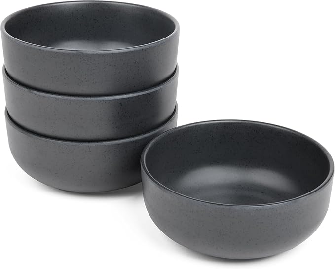 Larder &amp Vine 12-Piece Melamine Dinnerware Set: Durable Lightweight Break-Resistant Plates &amp Bowls – Stylish Non-Toxic Dishwasher Safe – Ideal for Everyday Use Indoor &amp Outdoor Dining