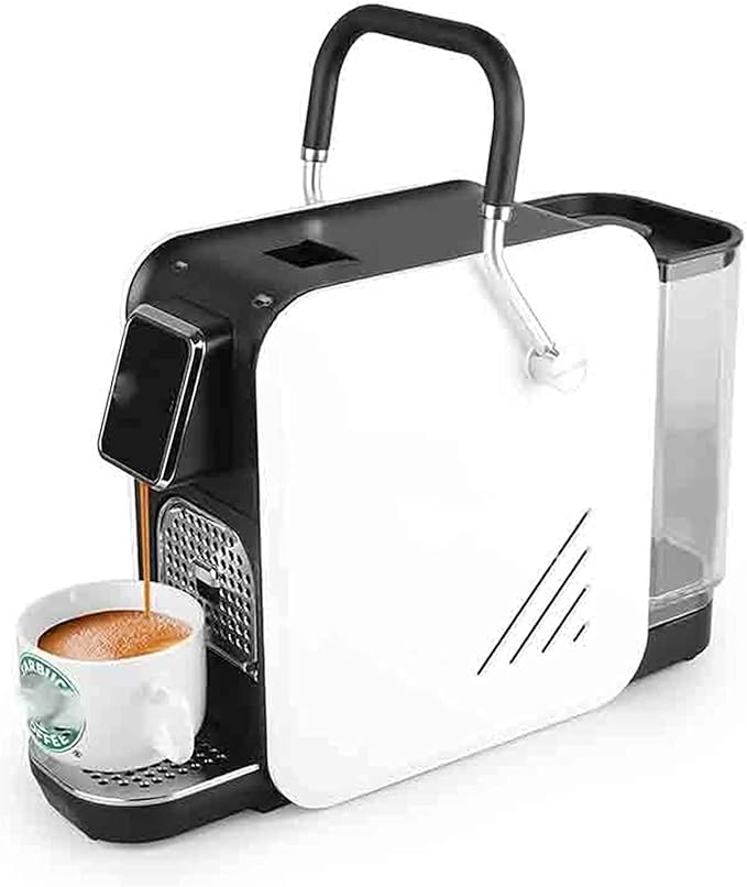Coffee Machine Capsule Coffee Machine Small Automatic Multi-function Household Portable Capsule Coffee Machine Suitable For Home Office (Color : Rojo) 20240311