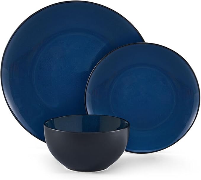 Pfaltzgraff Lucy 12 Piece Dinnerware Plate and Bowl Set Service for 4