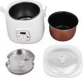 Car Rice Cooker Portable Travel Rice Cooking Fast Cooking Automatic with Temperature Keeping Function Steam Plate Continuous Reservation for Car