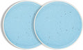 Stone lain Elena Stoneware Dish Set 4 Salad Plates Blue