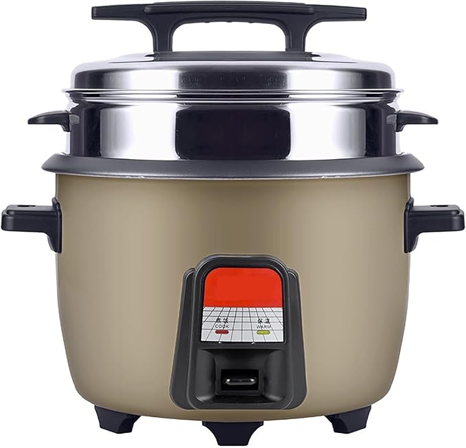 Commercial Large Capacity Rice Cooker with Food Steamer/Non-Stick Inner Potfor RestaurantHotelCanteen(15L)