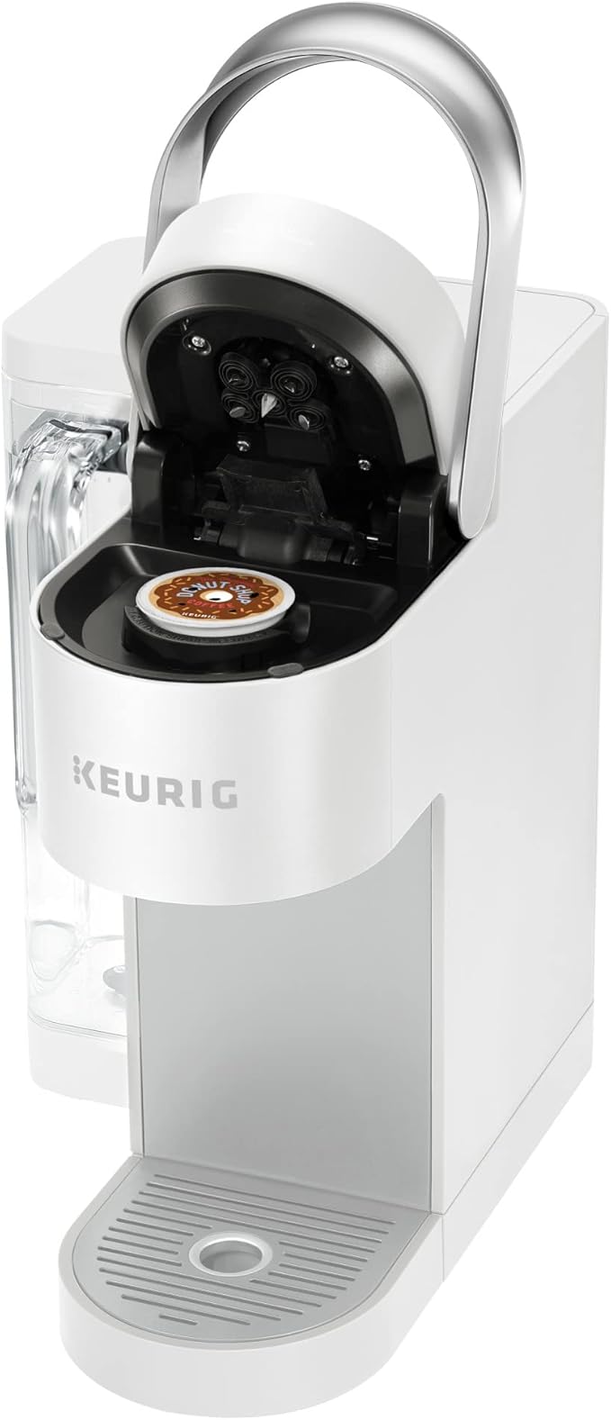 Keurig K-Supreme SMART Single Serve Coffee Maker With WiFi Compatibility 4 Brew Sizes And 66oz Removable Reservoir Compatible with Alexa White
