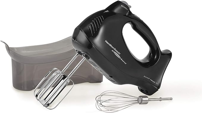 Hamilton Beach 700W Blender and Hand Mixer Bundle with 40 Oz Jar 6 Speeds Stainless Steel Blades