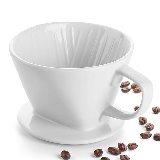 DOWAN 12OZ Coffee Cups and Pour Over Coffee Maker