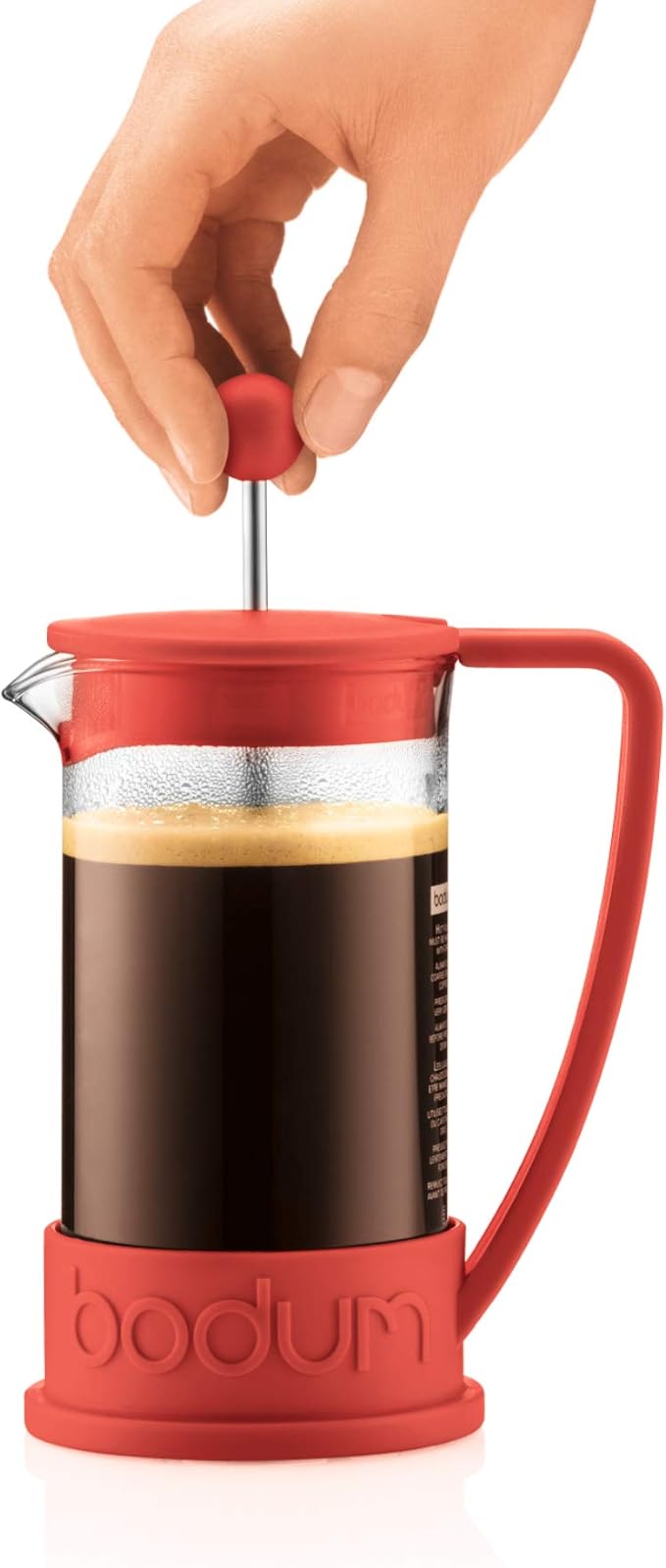 Bodum Brazil French Press Coffee Maker 1000ml Red
