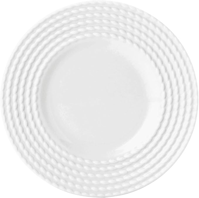 kate spade new york Wickford Tidbit Plate 1-Piece Side Plate Service for 1 White 6-inch Diameter