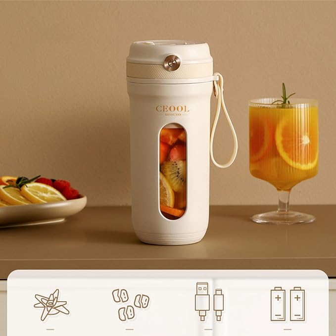 Portable Blender Personal for Shakes and with 10 350ml for Travel Office Travel