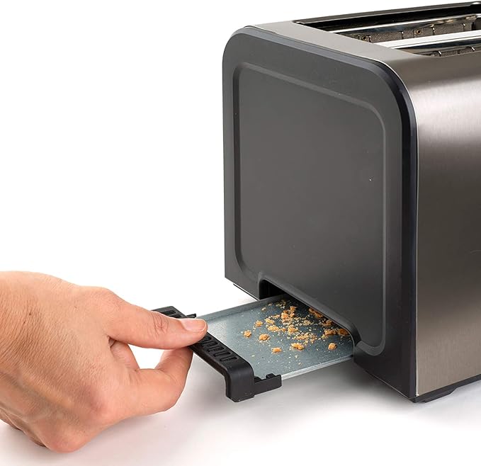 Black+Decker BXTO1000E - Toaster 1000 W 1 long slot Grey