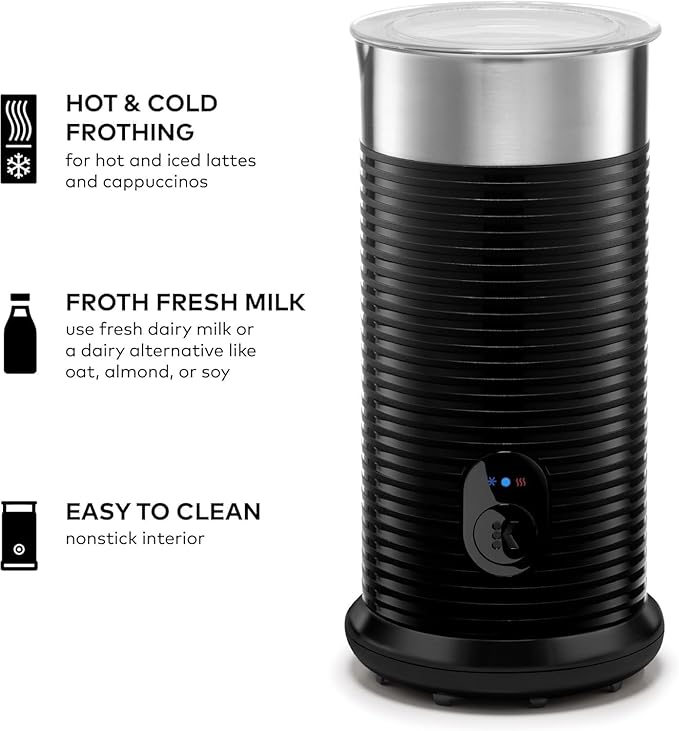 Keurigkk Café Barista Bar Single Serve Coffee Maker &amp Milk Frother | Brews Lattes Cappuccinos Coffee | | Dishwasher Safe Parts | Energy Efficient | Matte Black