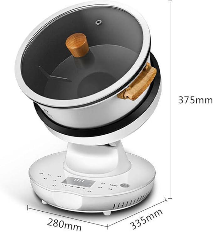 8L Full Automatic Cooking Machine Multi-function Non-stick Pan Stir-fry Machine Cooker Touch Panel Cooker Robot