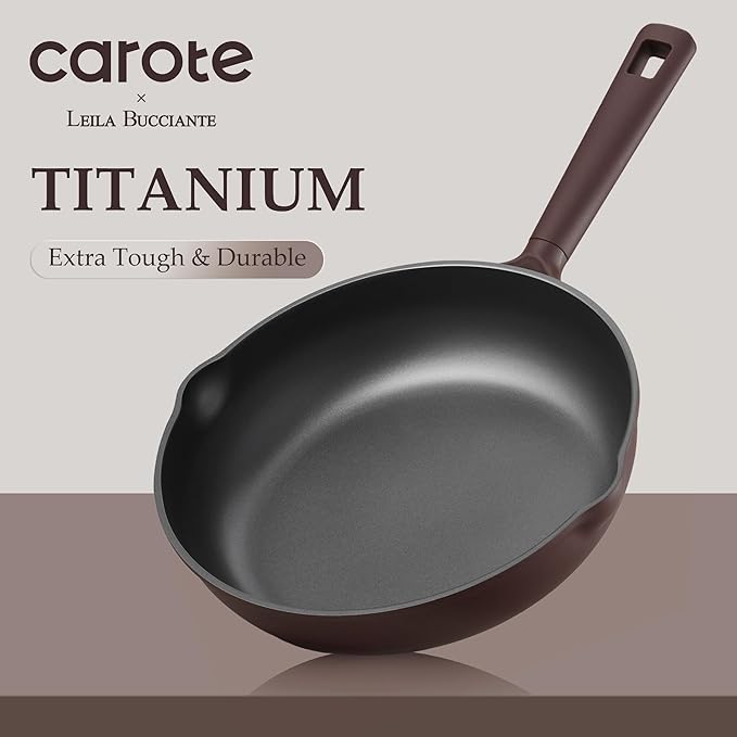 CAROTE 31PCS Pots and Pans Set Nonstick Cookware Set Kitchen Non Stick Induction Titanium Cookware Non-toxic Granite Cooking set PFOA Free