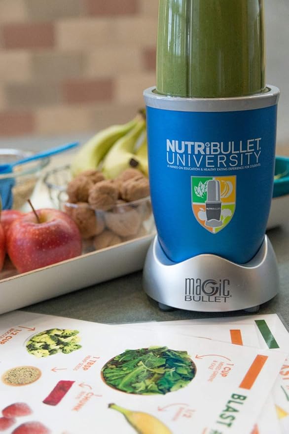 NutriBullet University by Magic Bullet 9-Piece High-Speed Blender/Mixer System 900 Watts