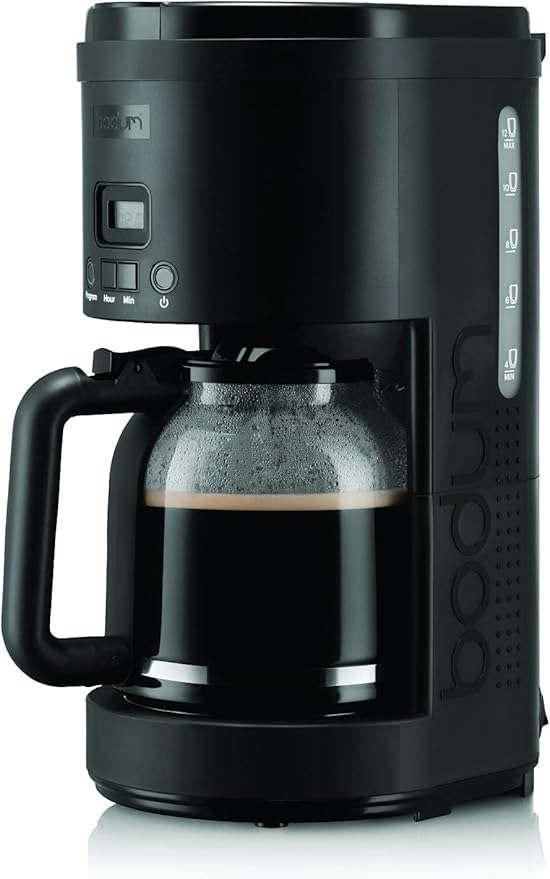BODUM 11754-01EURO-01 BISTRO Electric Coffee Maker with Continuous Filter 900 W 12 Cups 1.5
