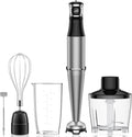 Immersion Blender Handheld 1100W Corded Stick Hand Blenders for Kitchen with Trigger Speed Control with Whisk Milk Frother Attachemnts Perfect Emulsifier for Soup Smoothie Puree 5 in 1