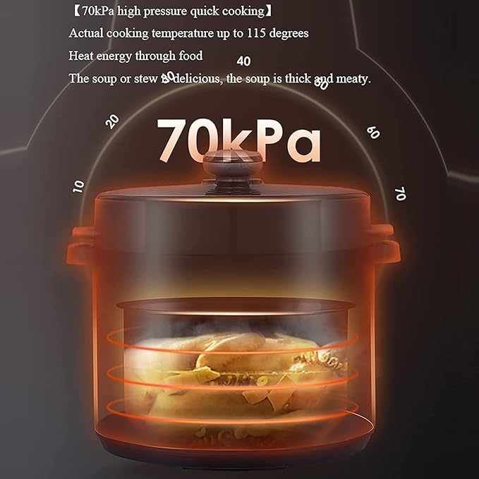 Rice Cooker Household Multi-Function Rice Cooker Thicken Non-Stick Double Liner24H Reservation and Heat Preservation for 2-8 People