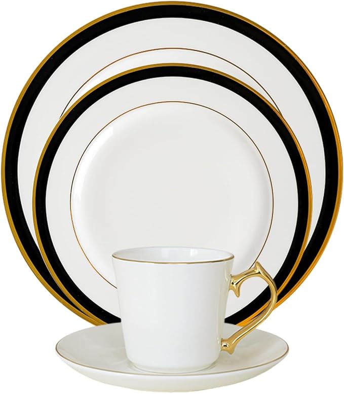 24-piece dinnerware sets porcelain dinnerware set dishes set for 6 banquet hotel family gathering dishwasher safe wedding Gift for mom Gift for maternal grandmother Gift for Mother's Day