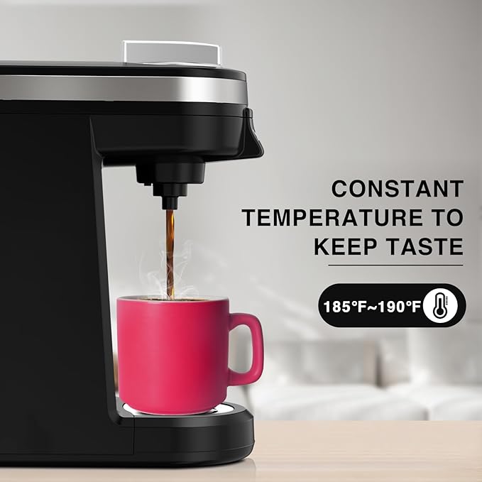 CHULUX 2 Pcs Single Serve Coffee Maker for K Capsule Classic &amp Slim